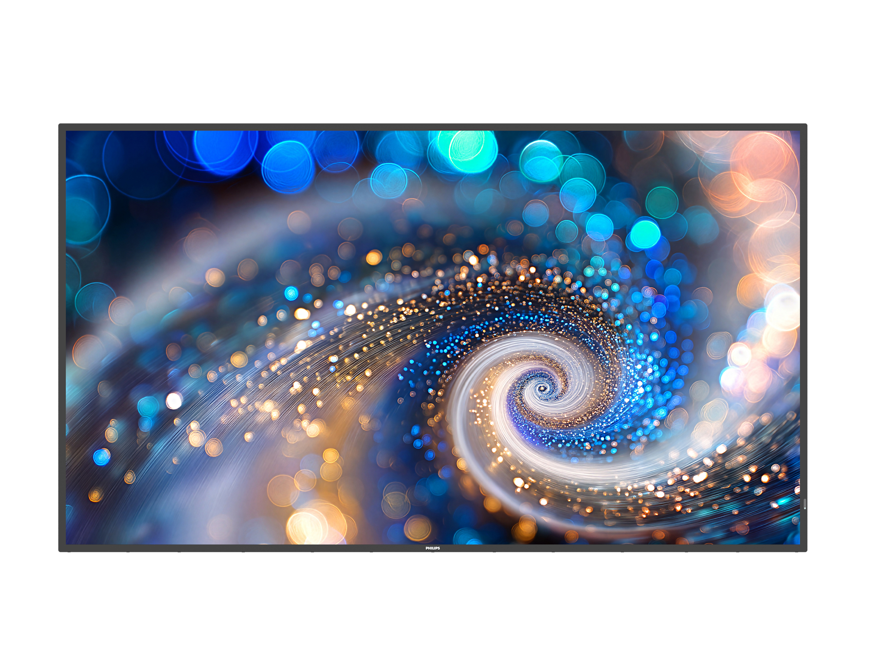fernseher, led‑display, 4k, monitor, spirale