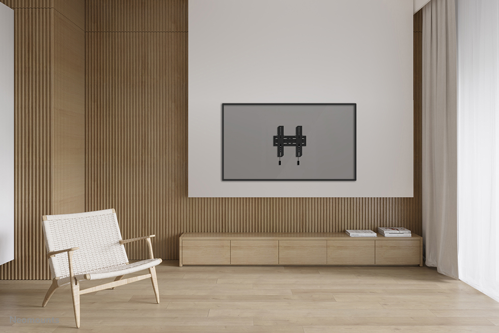 Neomounts Select TV-Wandhalterung - 61 cm (24 Zoll) - 139,7 cm (55 Zoll) - 75 x 75 mm - 200 x 200 mm - 0 - 12 Grad  - Schwarz