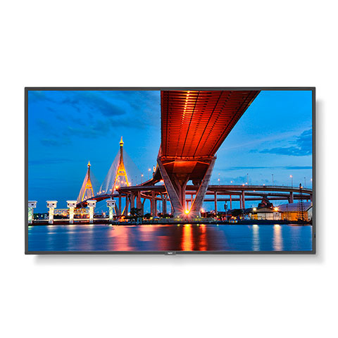 Fernseher, Bildschirm, Monitor, Brücke, Abendlicht