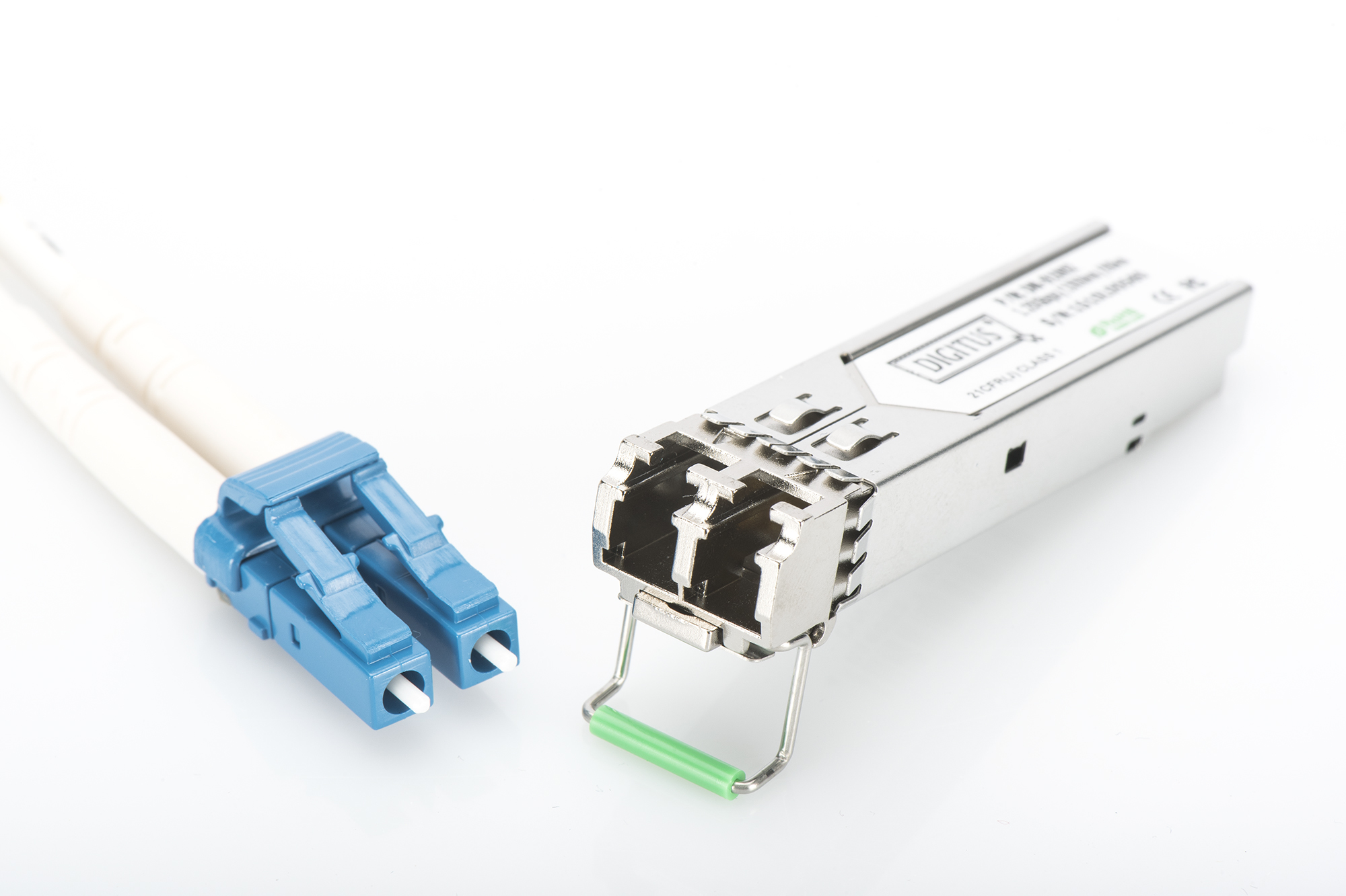 SFP+ Modul, Transceiver, Glasabstrahlung?, Metallgehäuse, Optischer Baustein