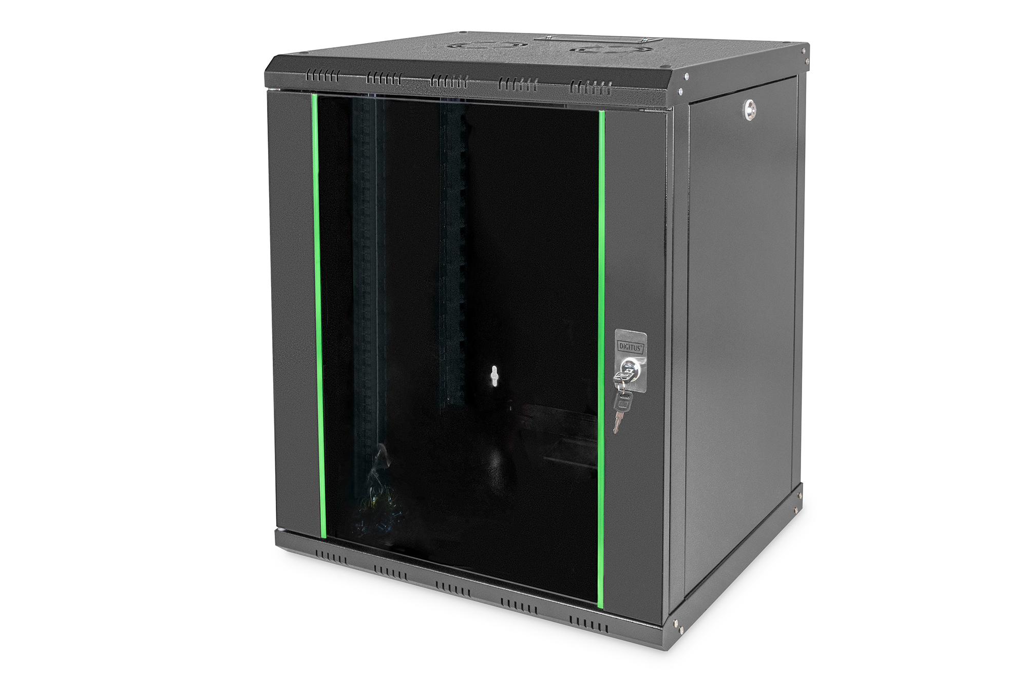 DIGITUS DN-19 12-U-SW Wandgehäuse Unique Serie - 600x450 mm (BxT)