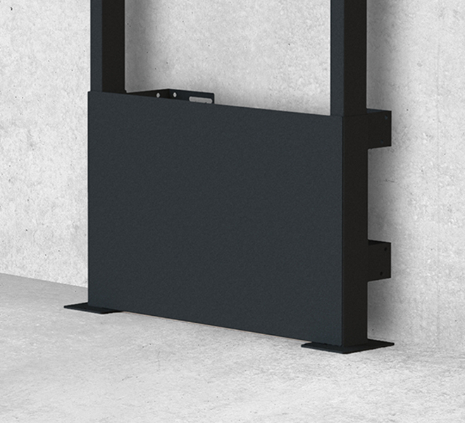 B-TECH Flat Screen Floor-to-Wall Mount with Motorised Height Adjustment (VESA 1000 x 600) BT8569/B B-TECH Flat Screen Floor-to-Wall Mount with Motorised Height Adjustment (VESA 1000 x 600) BT8569/B