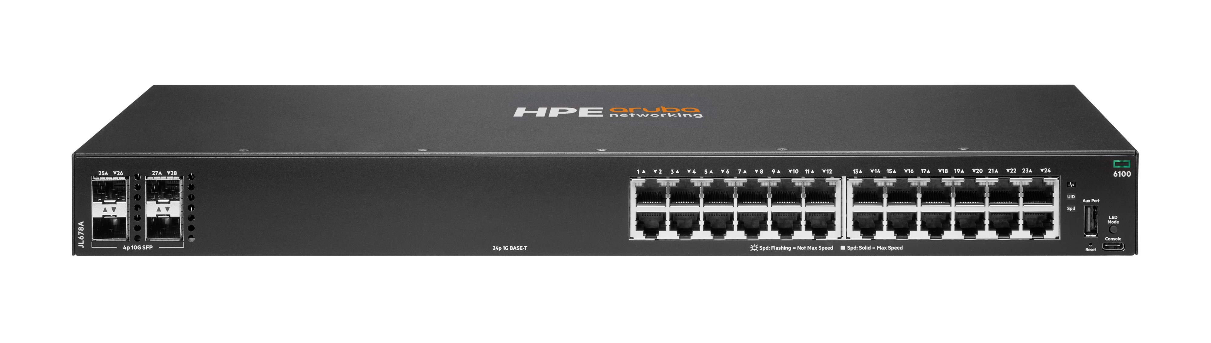 HPE JL678A Switch #ABB, 24 x 10/100/1000BASE-T, 4 x SFP+ Elektronik, Hardware