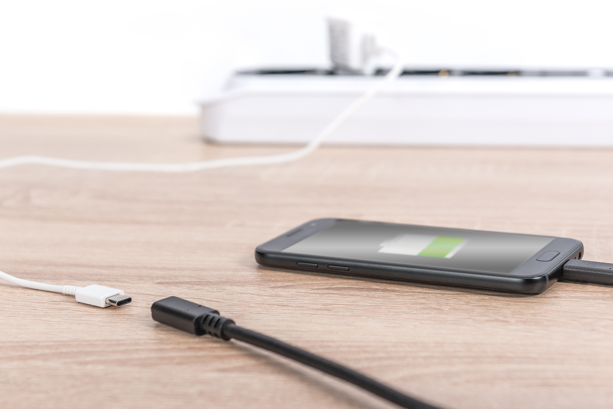 smartphone, laden, kabel, kabelloser, telefon