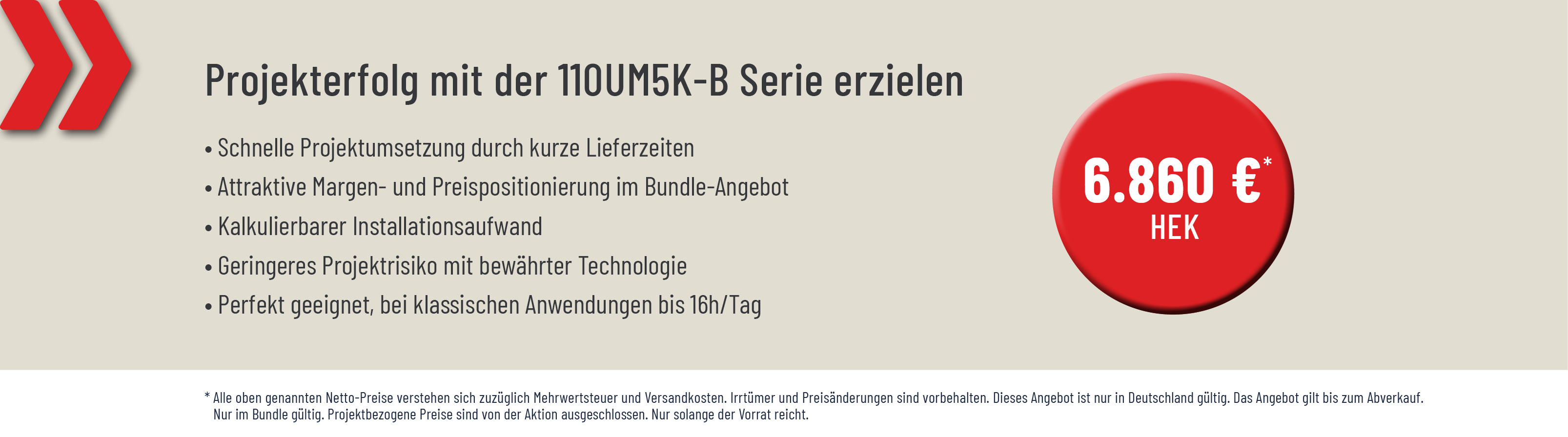 Rotes Grafik, Kreis-Siegel, 6.860 €, HEK, Werbebanner