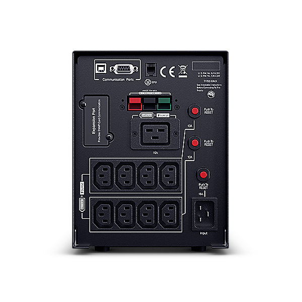 CyberPower PR3000ELCDSXL Unterbrechungsfreie Stromversorgung (USV) Line-Interaktiv 3 kVA 2700 W 9 AC-Ausgänge
