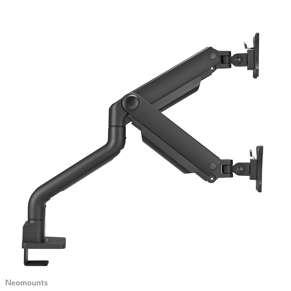 Neomounts Select Desk Mount double display topfix clamp &grommet