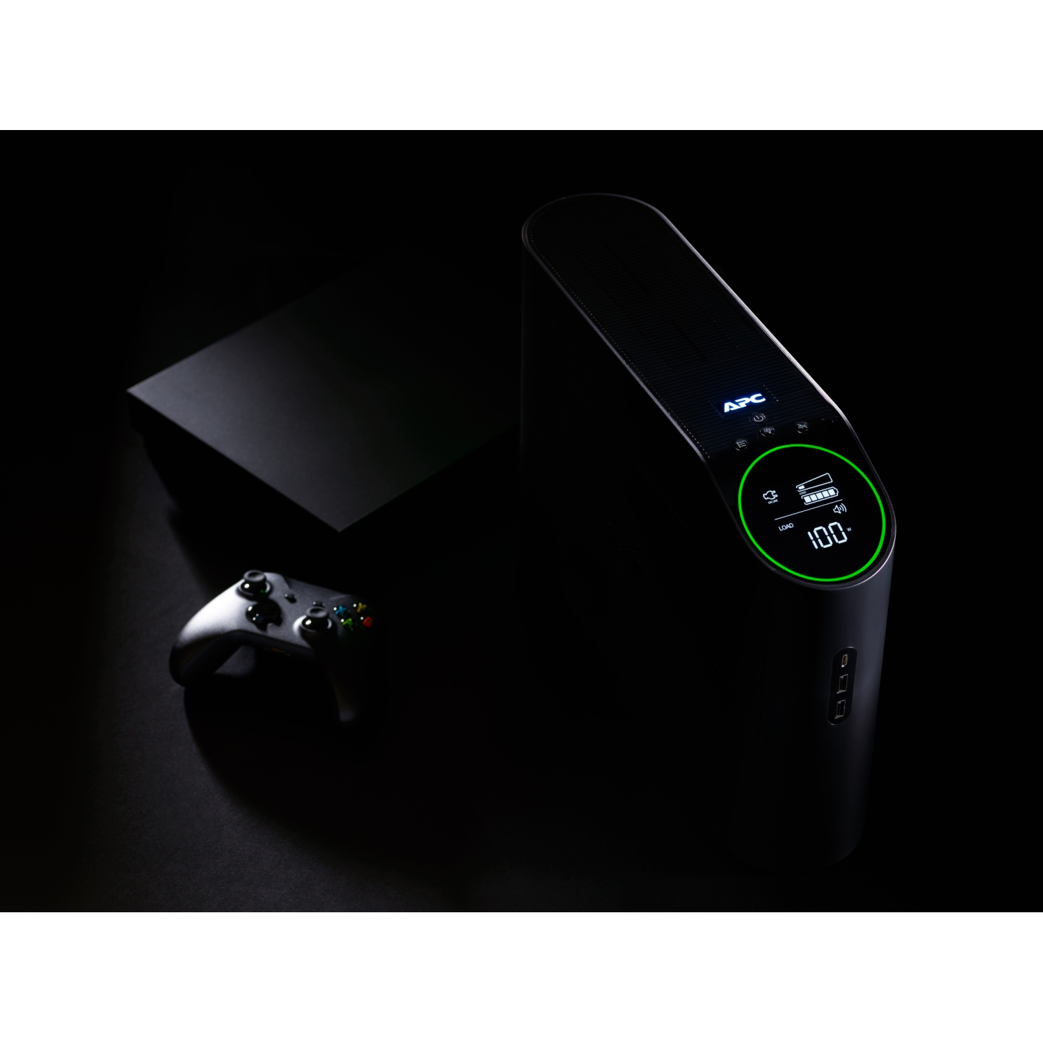 APC Back-UPS Pro 2200VA for Gaming, 230V, Pure Sinewave, LCD, Black, Schuko