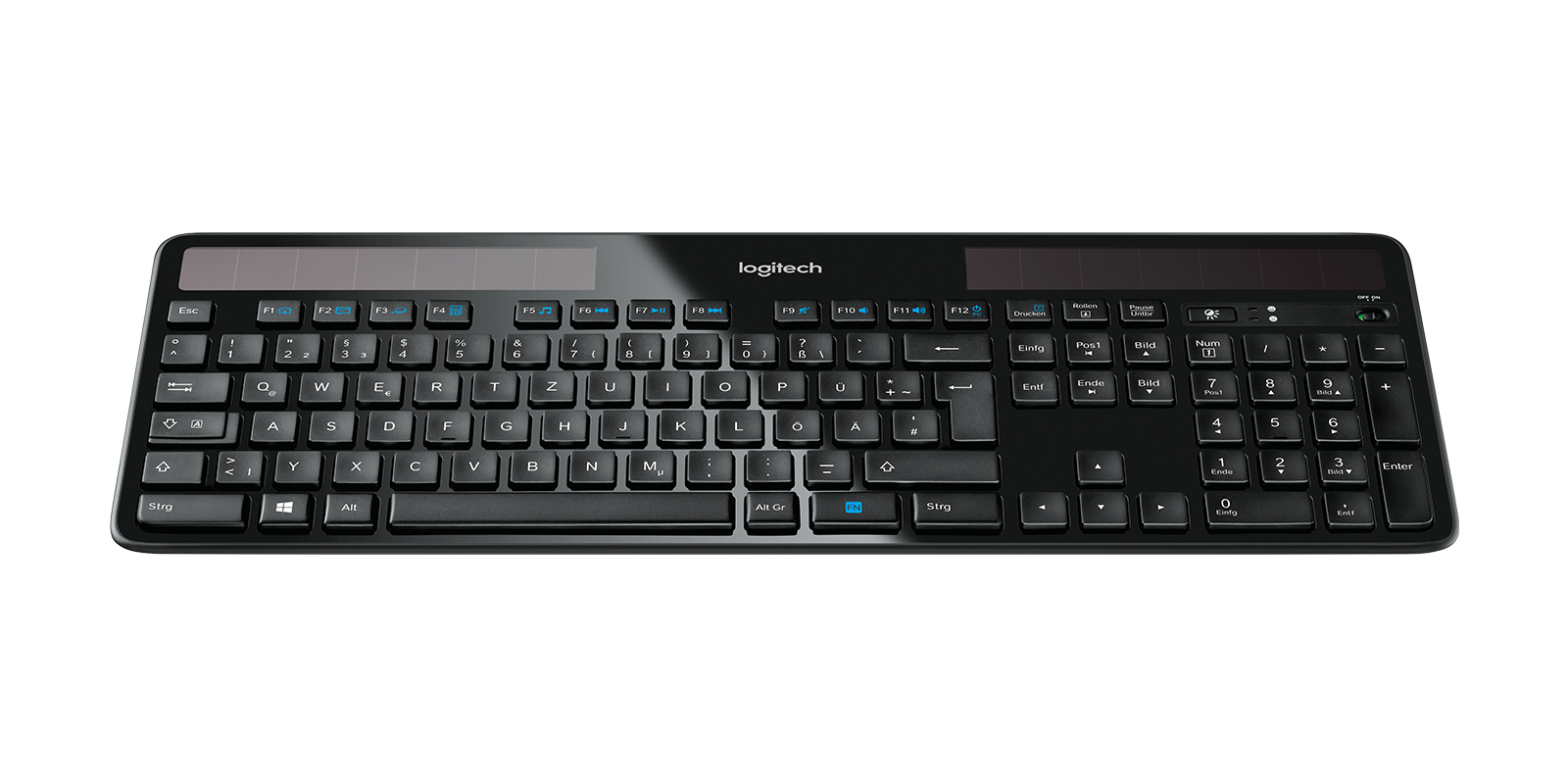 Logitech Tastatur K750 Solar, schwarz Logitech Tastatur K750 Solar, schwarz