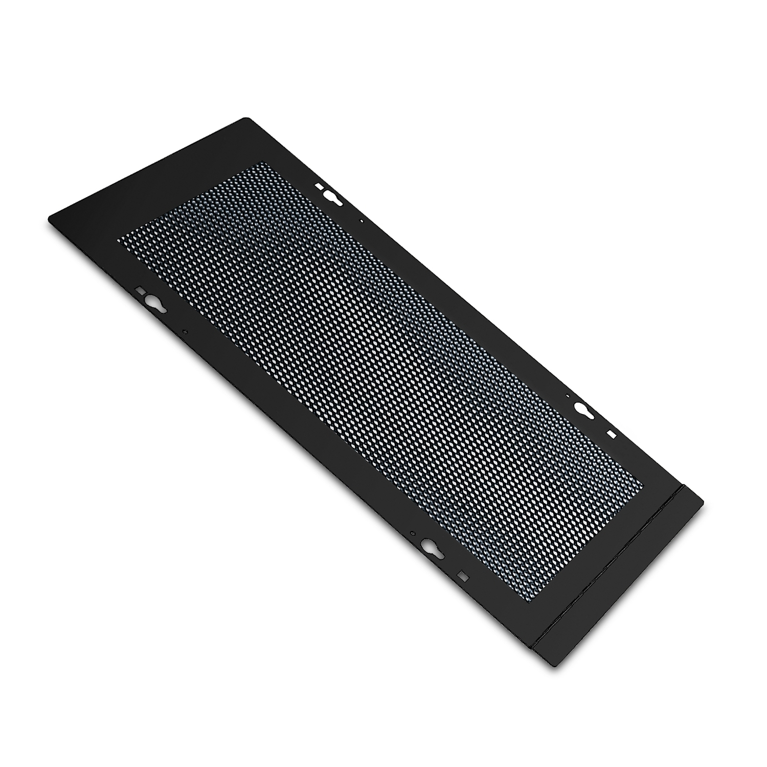 Lüftergitter, Gitterabdeckung, Halterung, Metallic, Schwarz