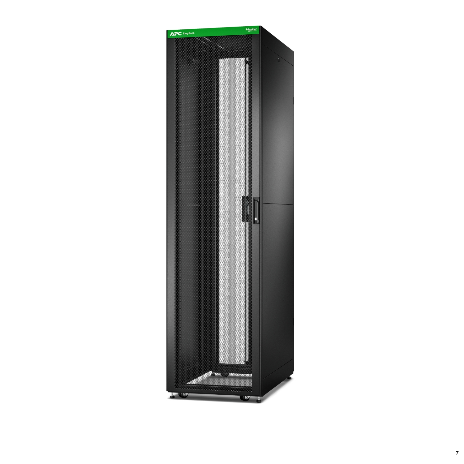 APC ER6802 - Easy Rack 600mm/48U/1000mm mit Roof, Side panel,castors,feet and 4 Brackets, No Bottom, black