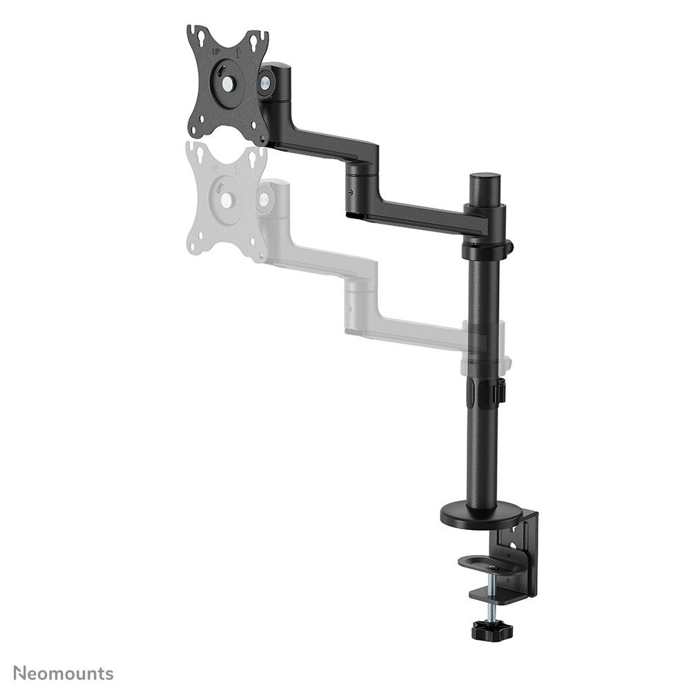 Neomounts Monitor-Tischhalterung - Klemme /Bolzen - 8 kg - 43,2 cm (17") - 68,6 cm (27") - 100 x 100 mm - Schwarz