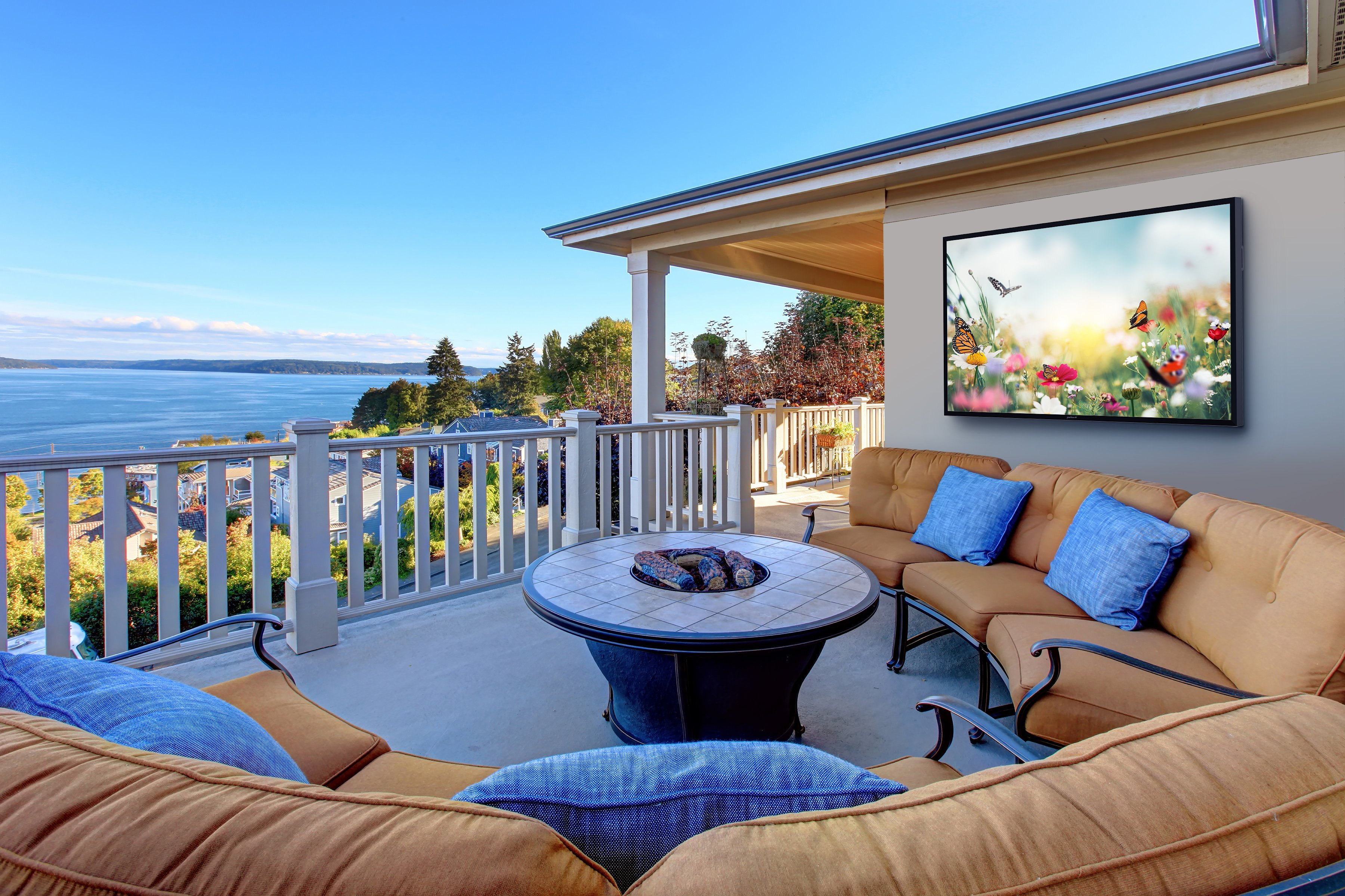 Peerless-AV ESF686 Natur, Szenerie, Balkon, Überwachen, Couch