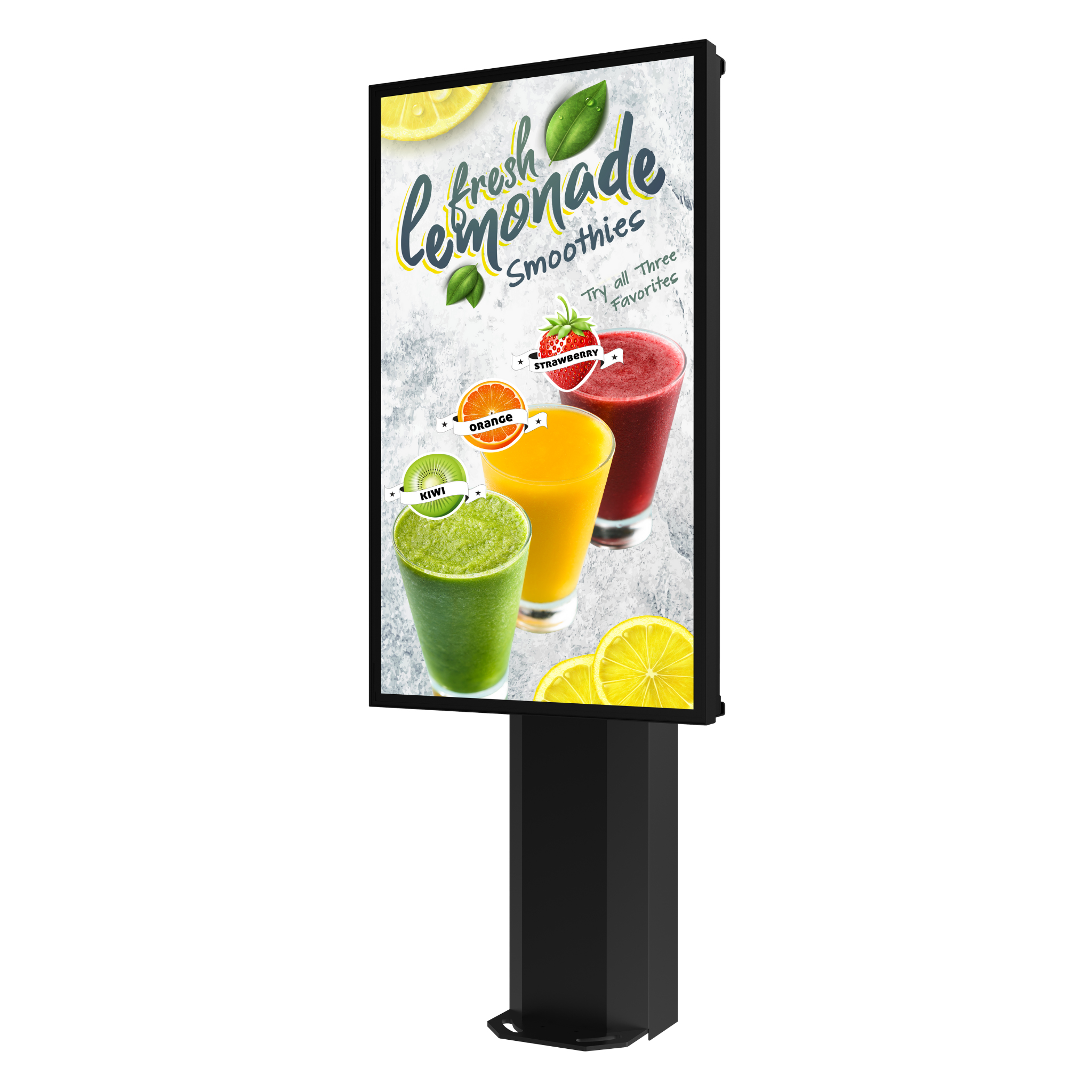 Peerless-AV Outdoor Portrait Digital Signage Menu Board Kiosk KOF555-1-EUK Getränk, Saft, Smoothie
