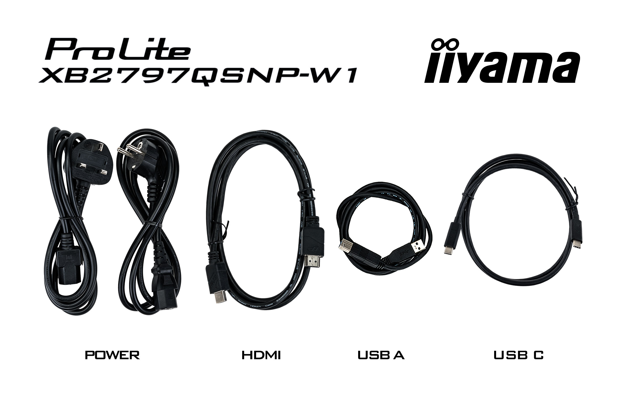 netzkabel, HDMI, USB-A, USB-C, multikabel
