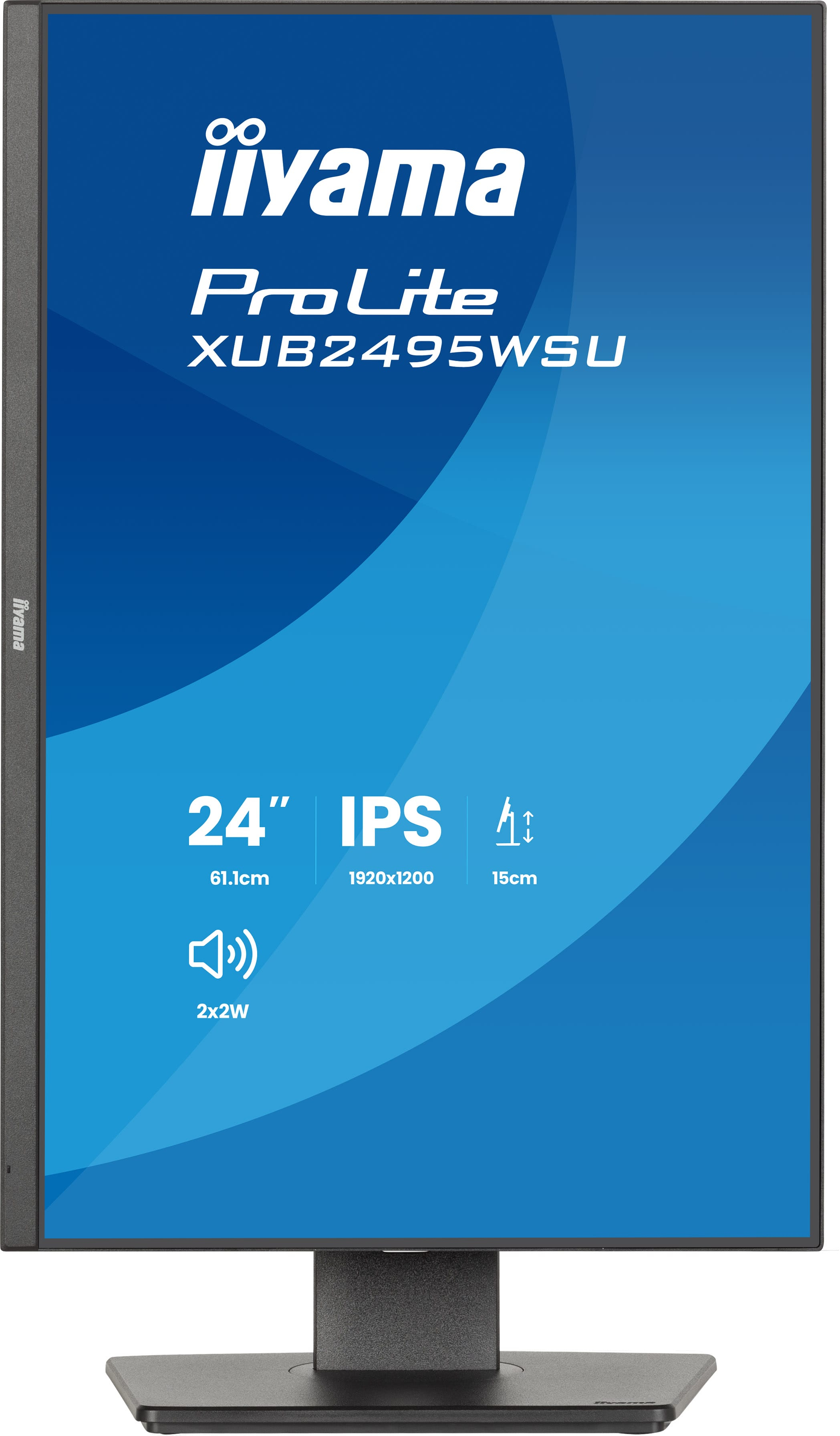 24 Zoll, Monitor, IPS, LED, Ständer