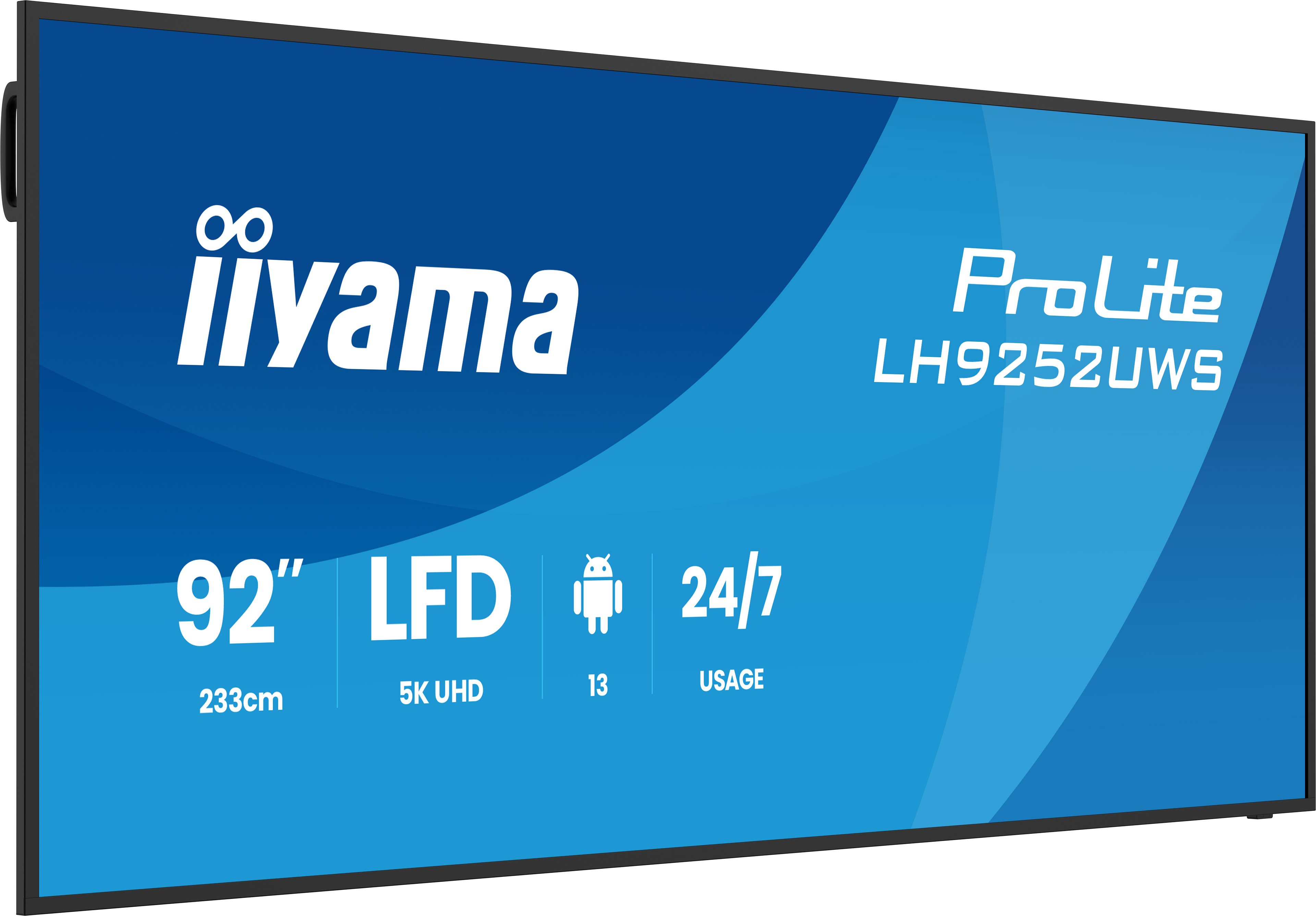 fernseher, monitor, LED, 92-zoll, UHD