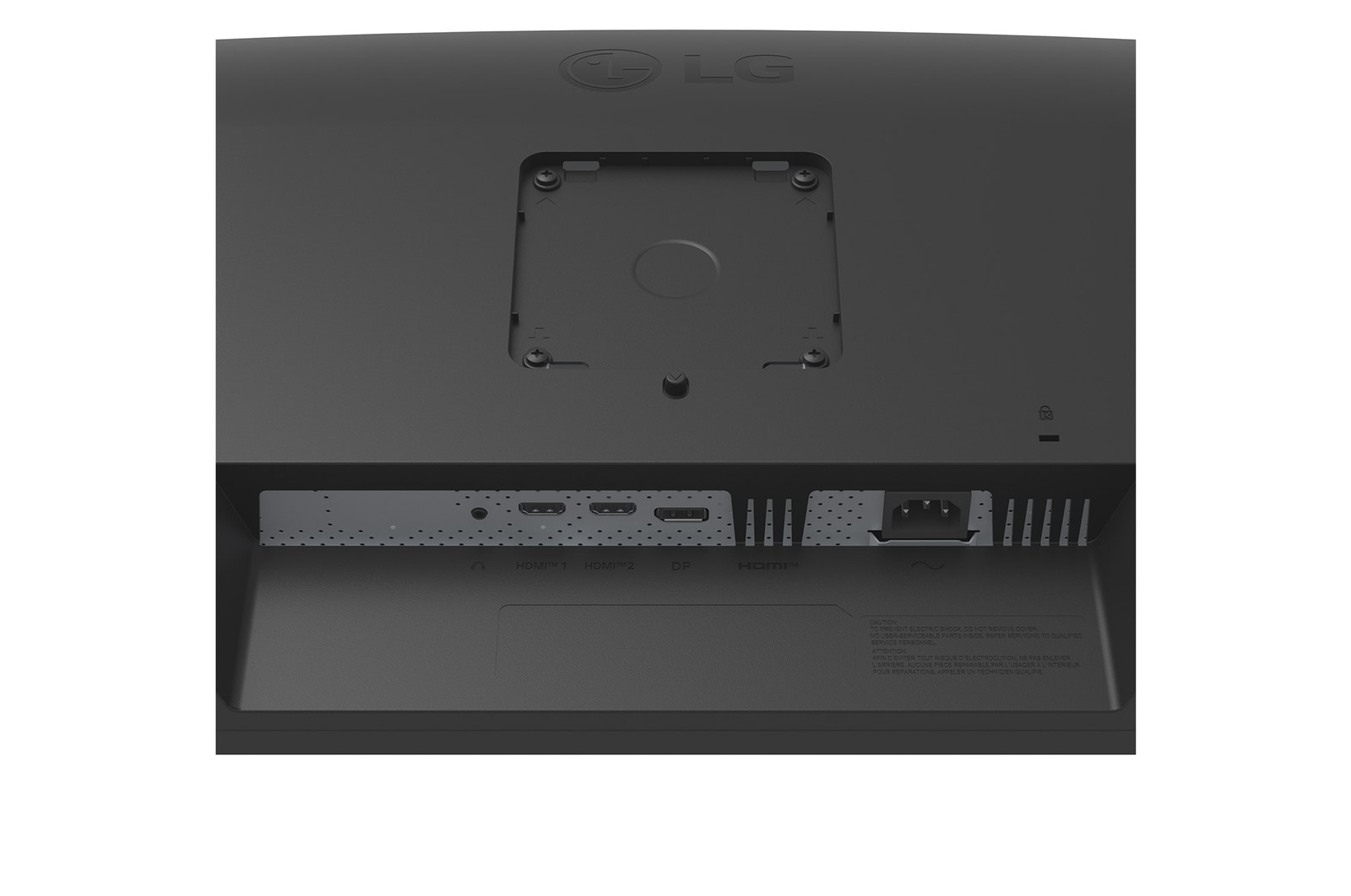 Monitor, HDMI, VESA-Halterung, Rückseite Anschlüsse, Standfuß Abstand