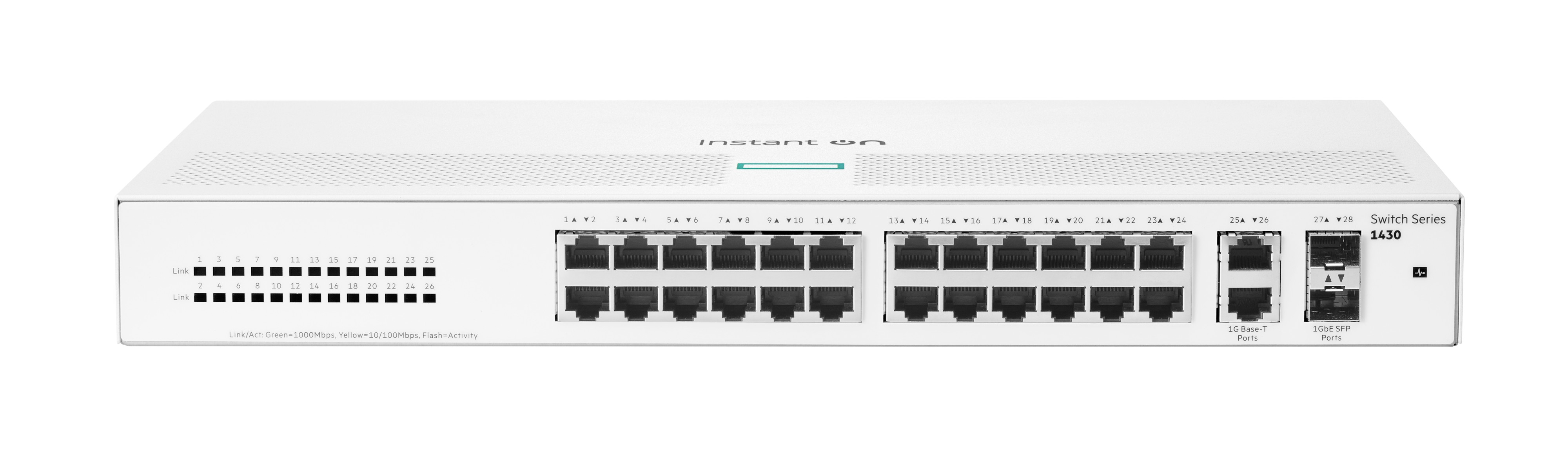 HPE Switch R8R50A Networking Instant On 1430 26G 2SFP Switch Elektronik, Hardware, Computerausrüstung, Knotenpunkt