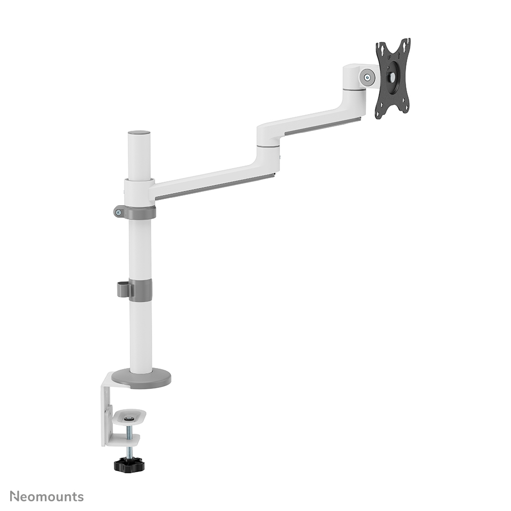 Neomounts Monitor-Tischhalterung - Klemme /Bolzen - 8 kg - 43,2 cm (17") - 68,6 cm (27") - 100 x 100 mm - Weiß