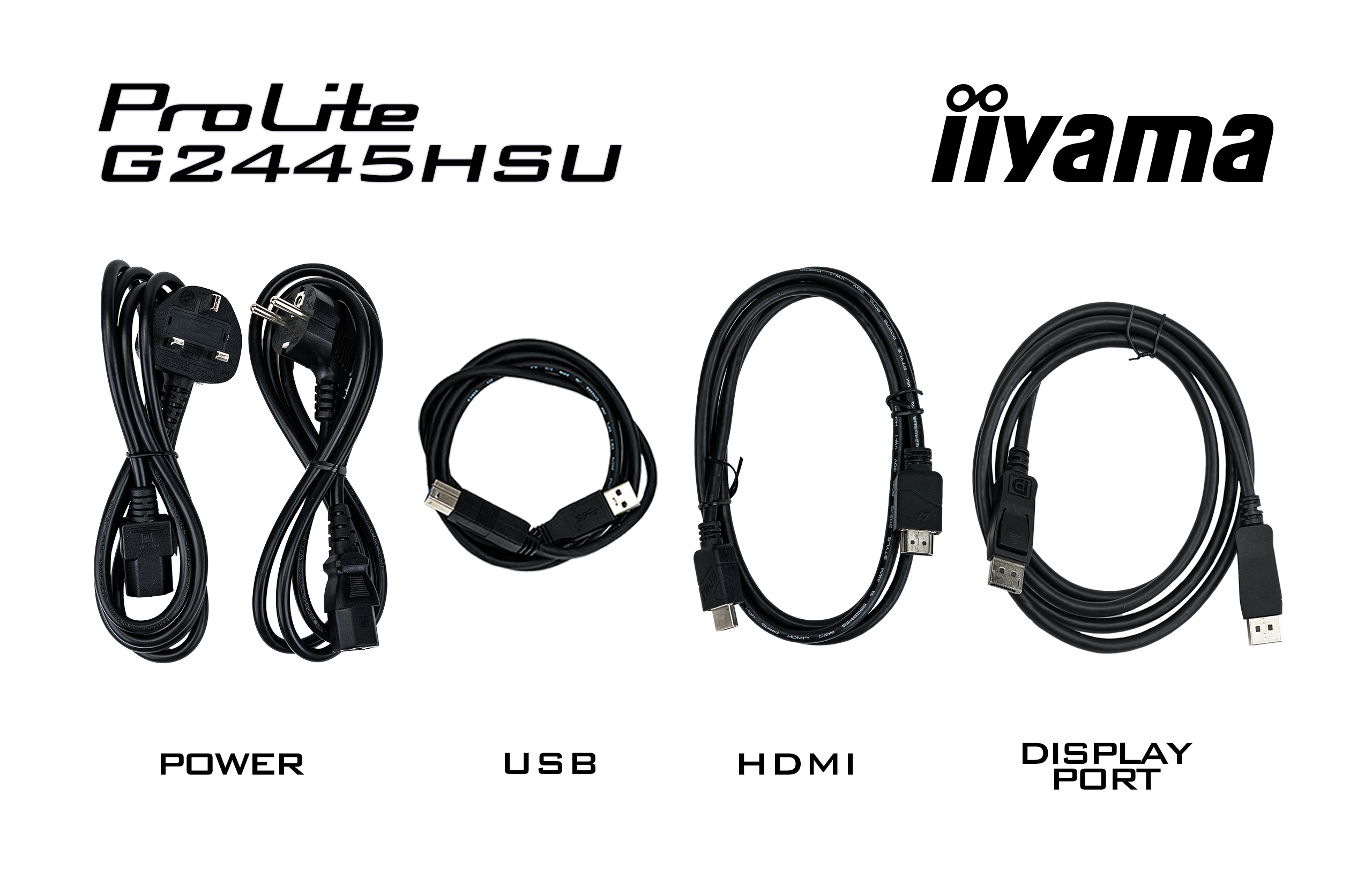 IIYAMA Monitor G2445HSU-B2 Adapter, Elektronik