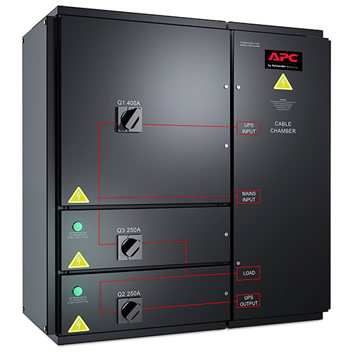 APC SYWMBP96K160H - SYMMETRA PX 96/160KW WALL-MOUNTED MAINTENANCE BYPASS PANEL, 400V