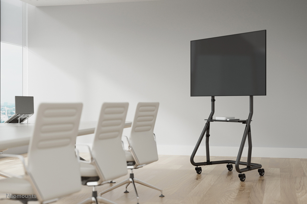 Neomounts Mobiler Flachbild Ständer - 100 kg - 152,4 cm (60") - 2,54 m (100") - 200 x 200 mm - 1000 x 600 mm - Schwarz