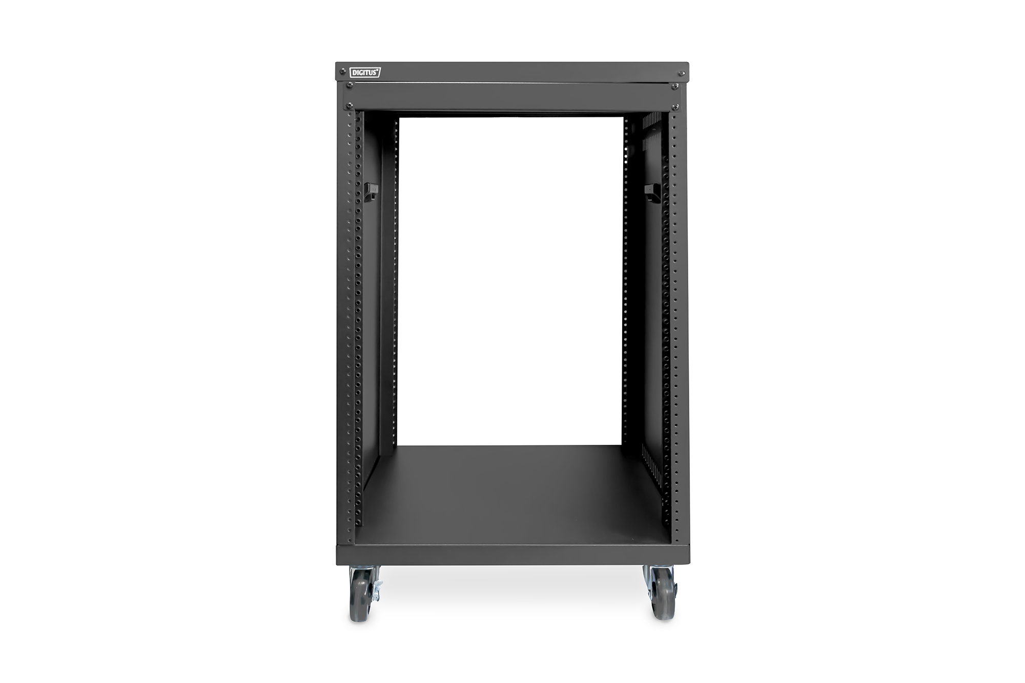 DIGITUS DN-48001 Universal 19-Zoll Equipment Rack mit Rollen, 16HE DIGITUS DN-48001 Universal 19-Zoll Equipment Rack mit Rollen, 16HE