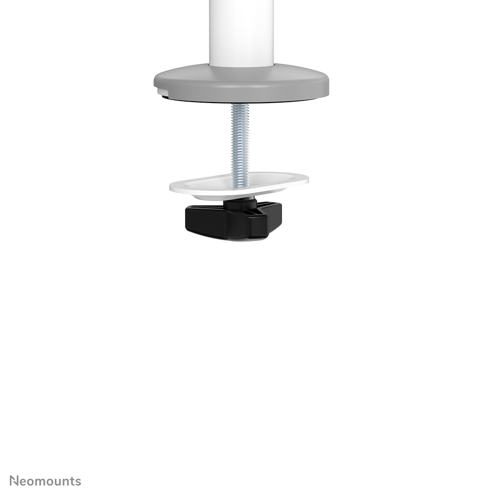 Neomounts Monitor-Tischhalterung - Klemme /Bolzen - 8 kg - 43,2 cm (17") - 68,6 cm (27") - 100 x 100 mm - Weiß