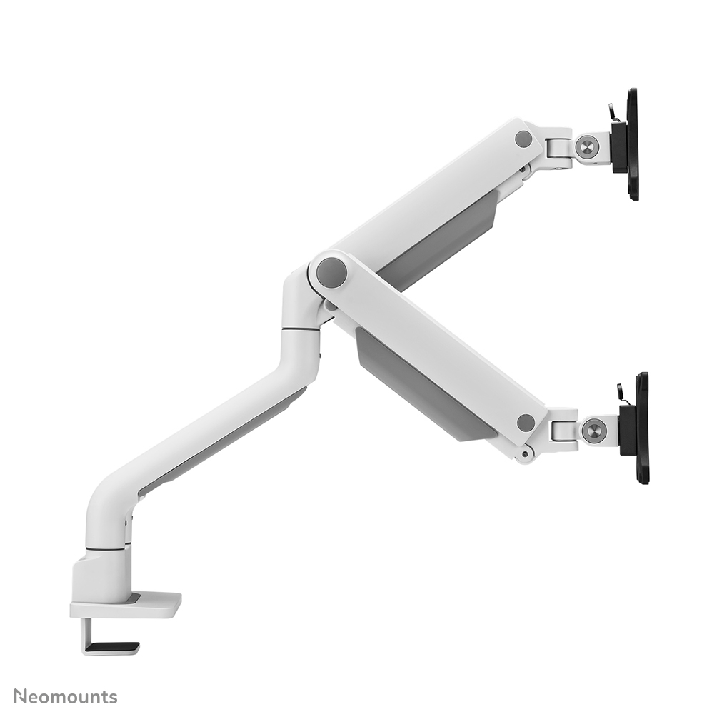 Neomounts Select Desk Mount double display topfix clamp &grommet