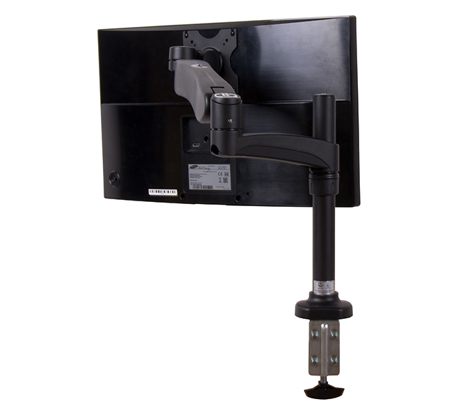 B-TECH Tischhalter mit zwei Gelenkarmen BT7383/B  für ein Display