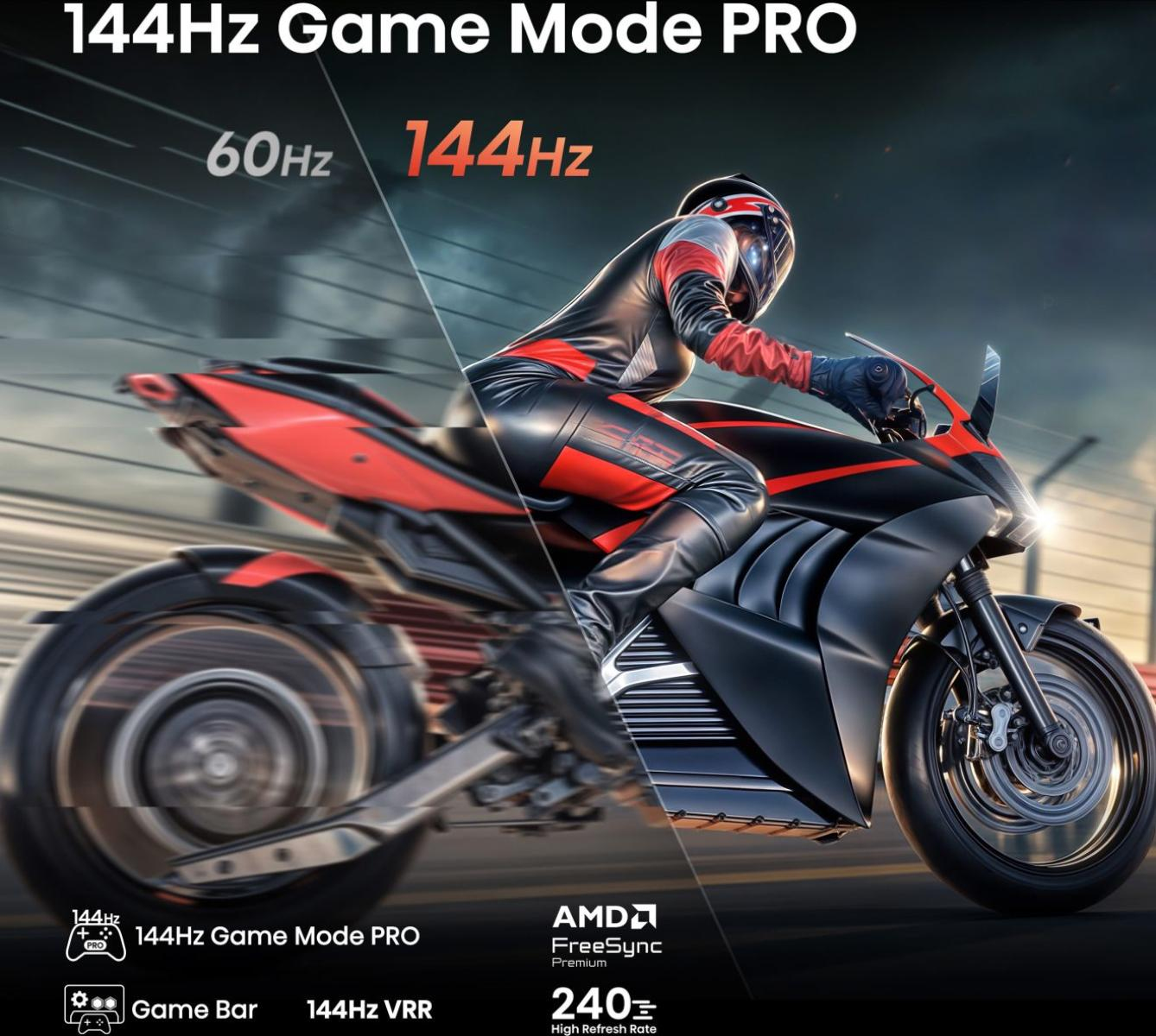 Motorrad, Sportsbike, rot-schwarz, Vollverkleidung, Vorderradbiskuit