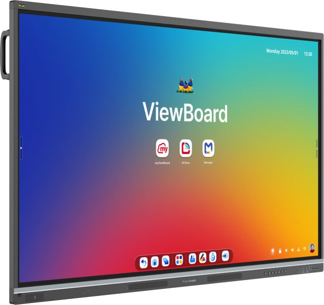 Interaktives Whiteboard, Touchscreen, Flachbildschirm, Mehrfarbiger Verlauf, Bildungstechnologie