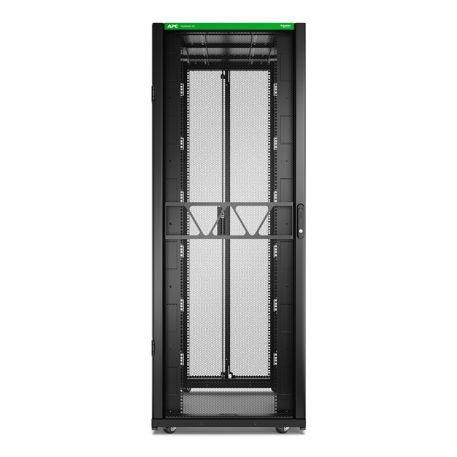APC NetShelter SX Gen 2, 42U Server Rack Enclosure 750mm x 1200mm w/ Sides Black Tür
