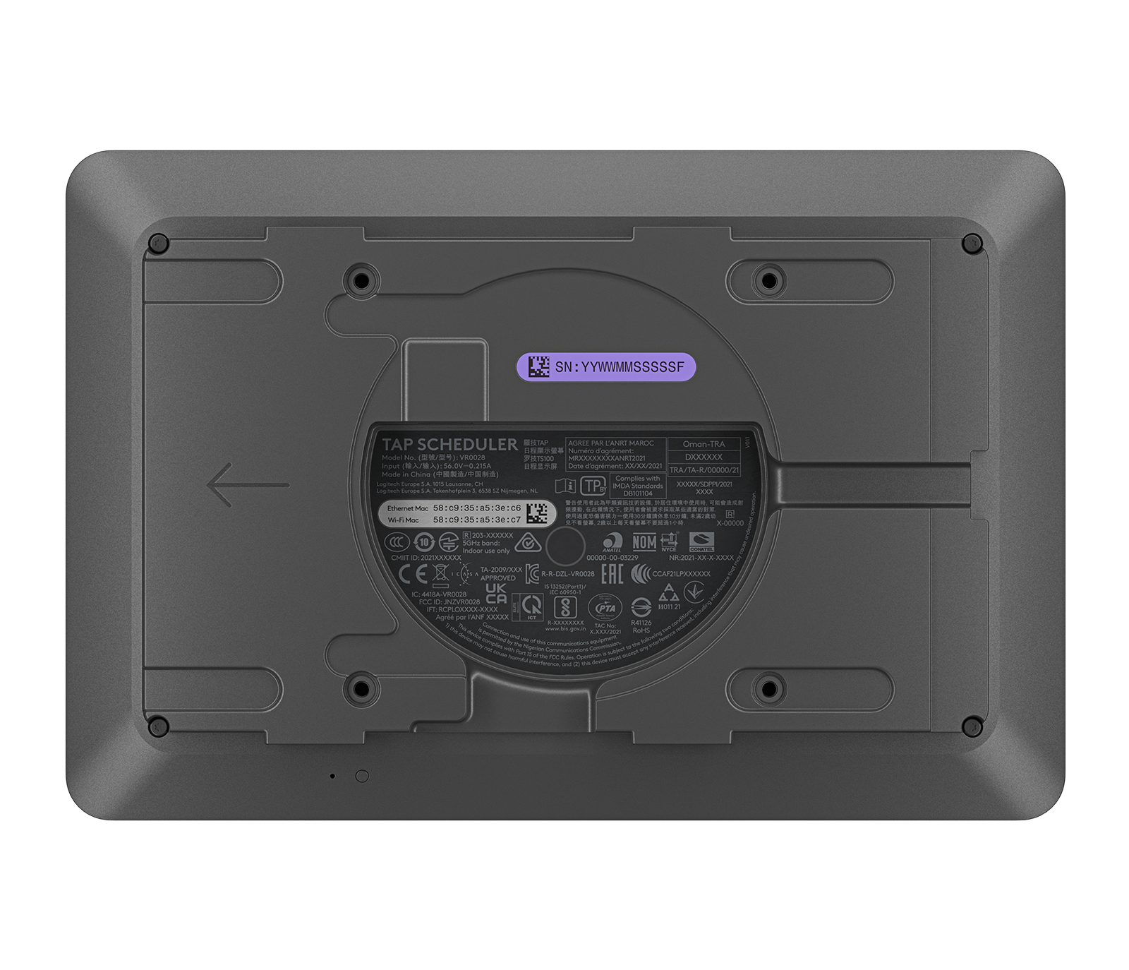 Logitech Kamera Tap - Scheduler Touch-Controller