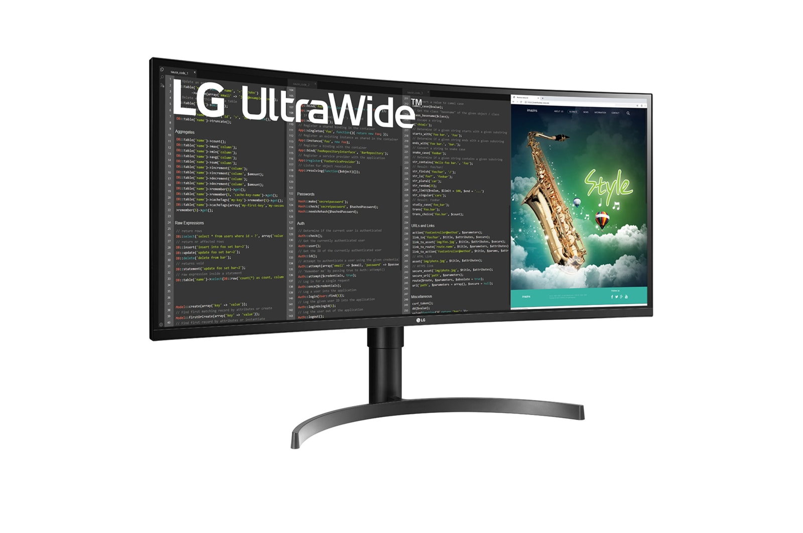 LG Monitor  35" 35WN75CP-B Ultrawide Curved HDMI DP USB IPS 21:9 blac