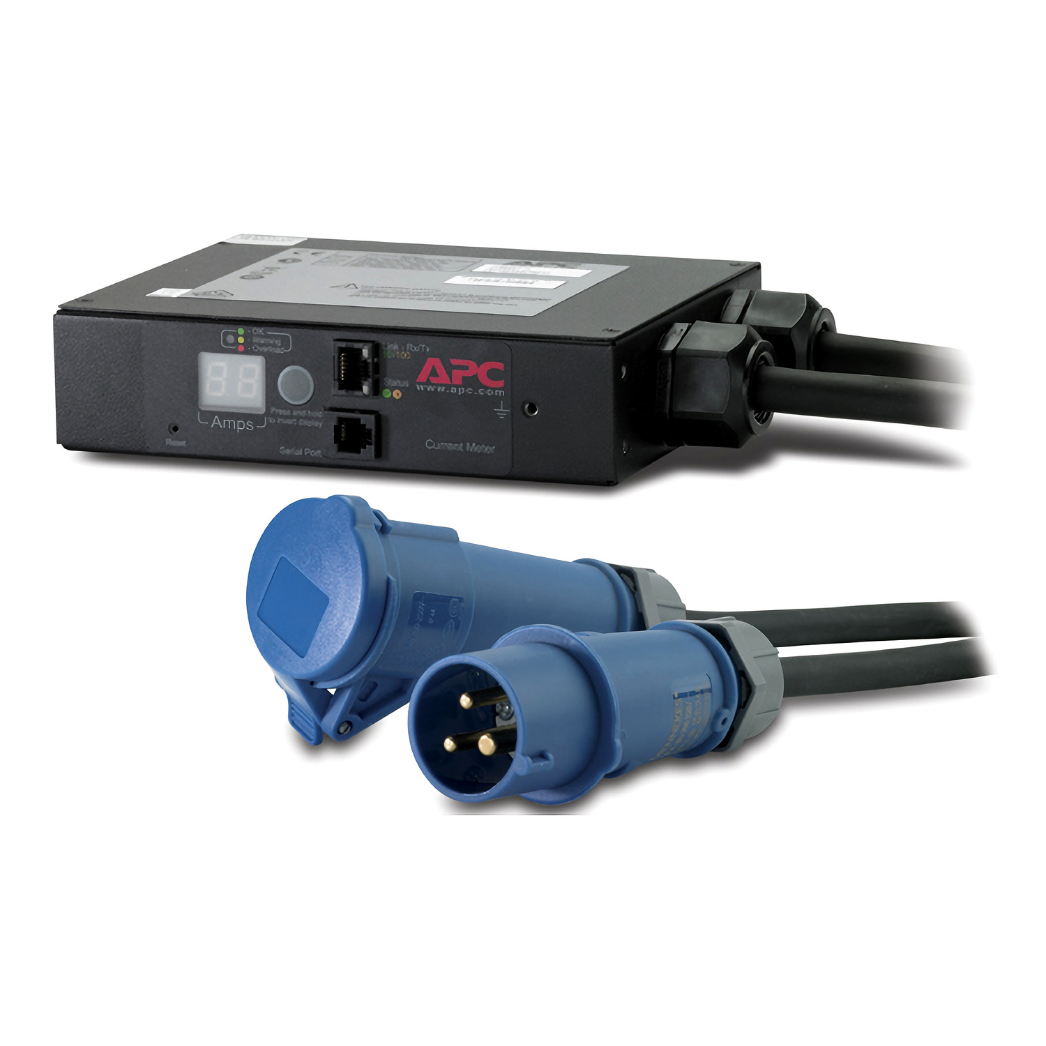 UPS, Netzteil, Kabel, Industrie-Stecker, Blauer Stecker