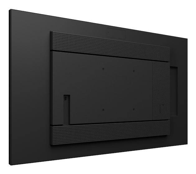LED-LCD Monitor, wandmontierte Halterung, schwarz, Rückseite, Perforiert