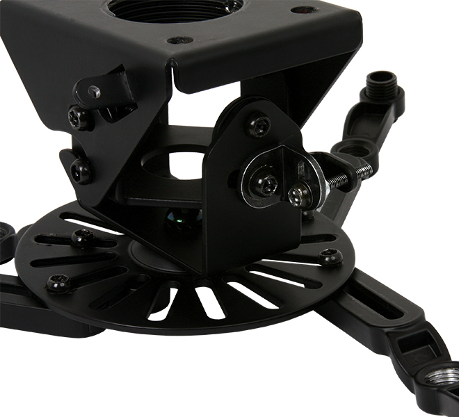 B-TECH SYSTEM 2 - Projector Ceiling Mount with Micro-adjustment - 1m Ø50mm Pole BT899-FD100/BB