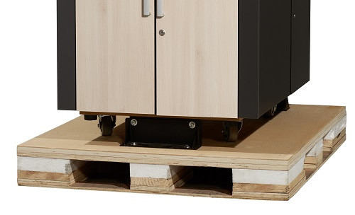 APC NetShelter CX 24U Secure Soundproof Server Room in a Box Enclosure - Shock Packaging