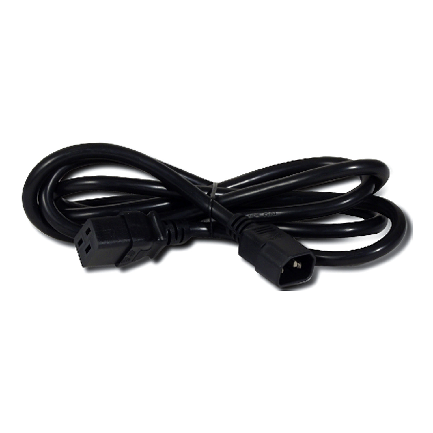 Stromkabel, CEE 7/7 Stecker, IEC-Stecker, Schwarz, Netzleitung