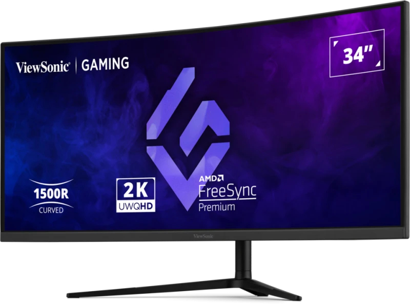 33-34\" Monitor, 2K UWQHD, Curved 1500R, Gaming Monitor, FreeSync Premium