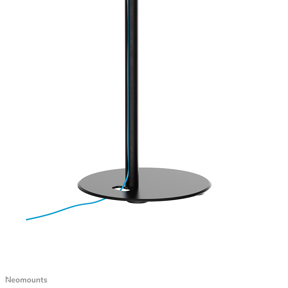Tischlampe, Lampenfuß, Metallbasis, Stromkabel, blaues Kabel