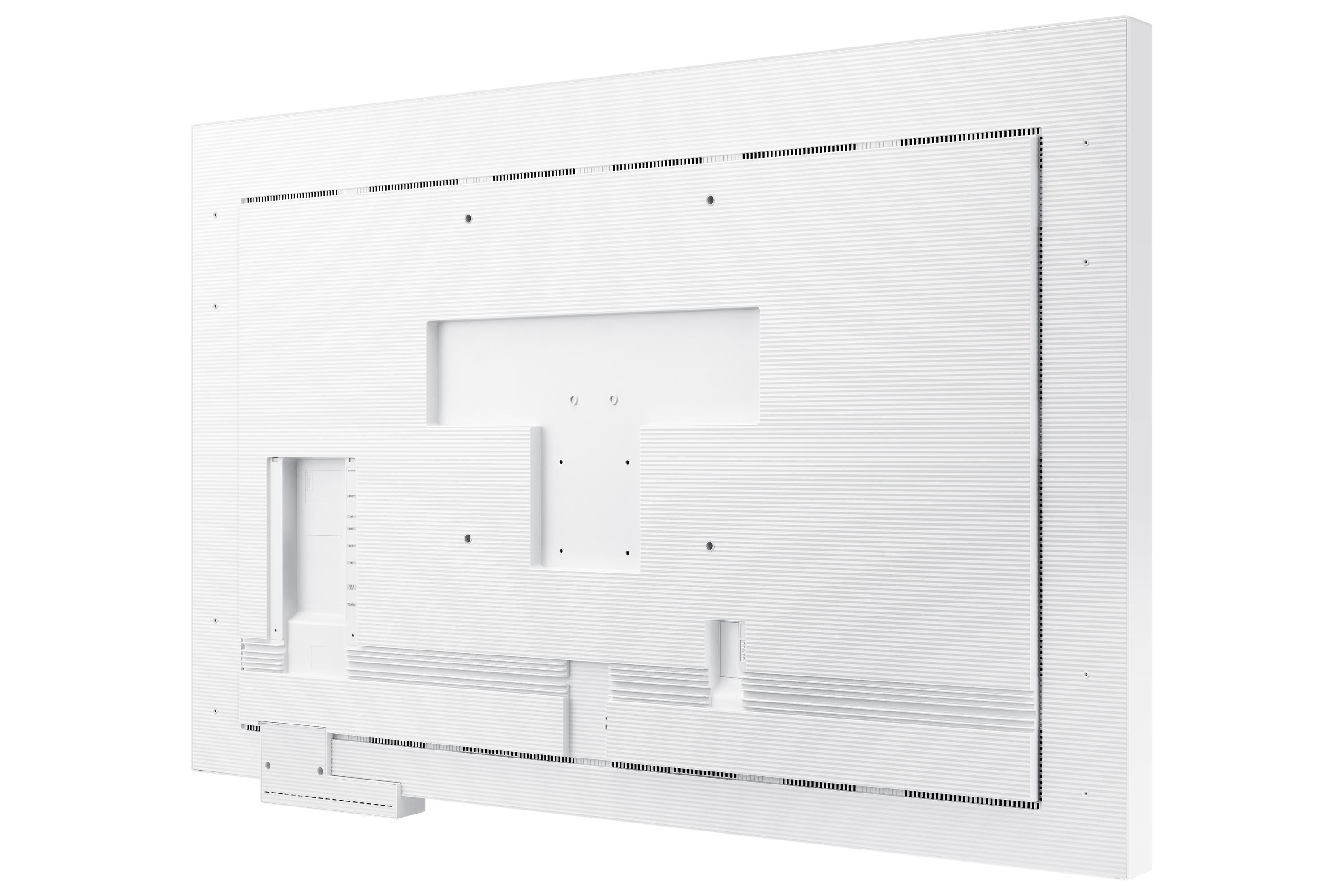 Monitor, Flachbildschirm, Wandmontage, Weiß, Rückansicht