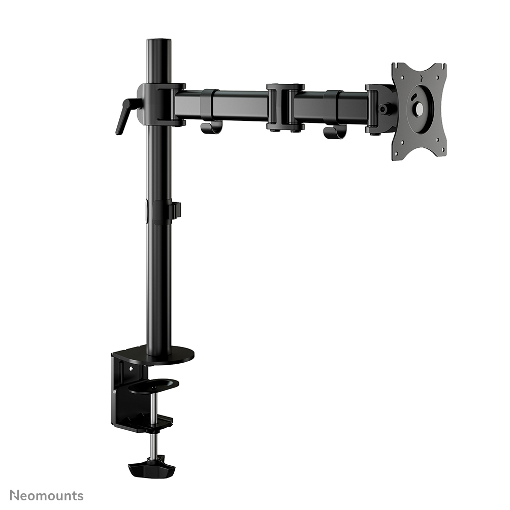 Neomounts Select Flachbild Tischhalterung - Klemme /Bolzen - 8 kg - 25,4 cm (10") - 68,6 cm (27") - 100 x 100 mm - Schwarz