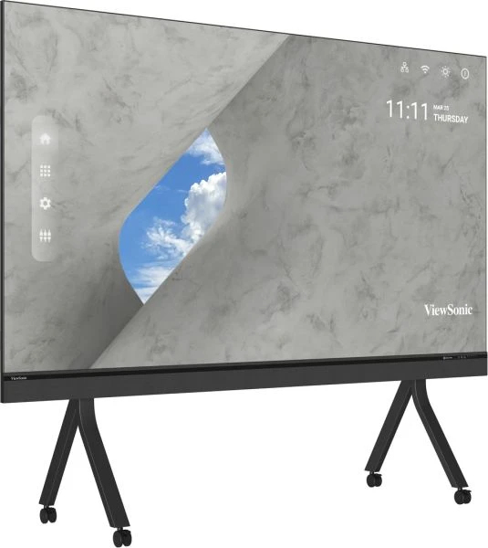 Monitor, LED, 46-Zoll?, Ständer, Laufrollen