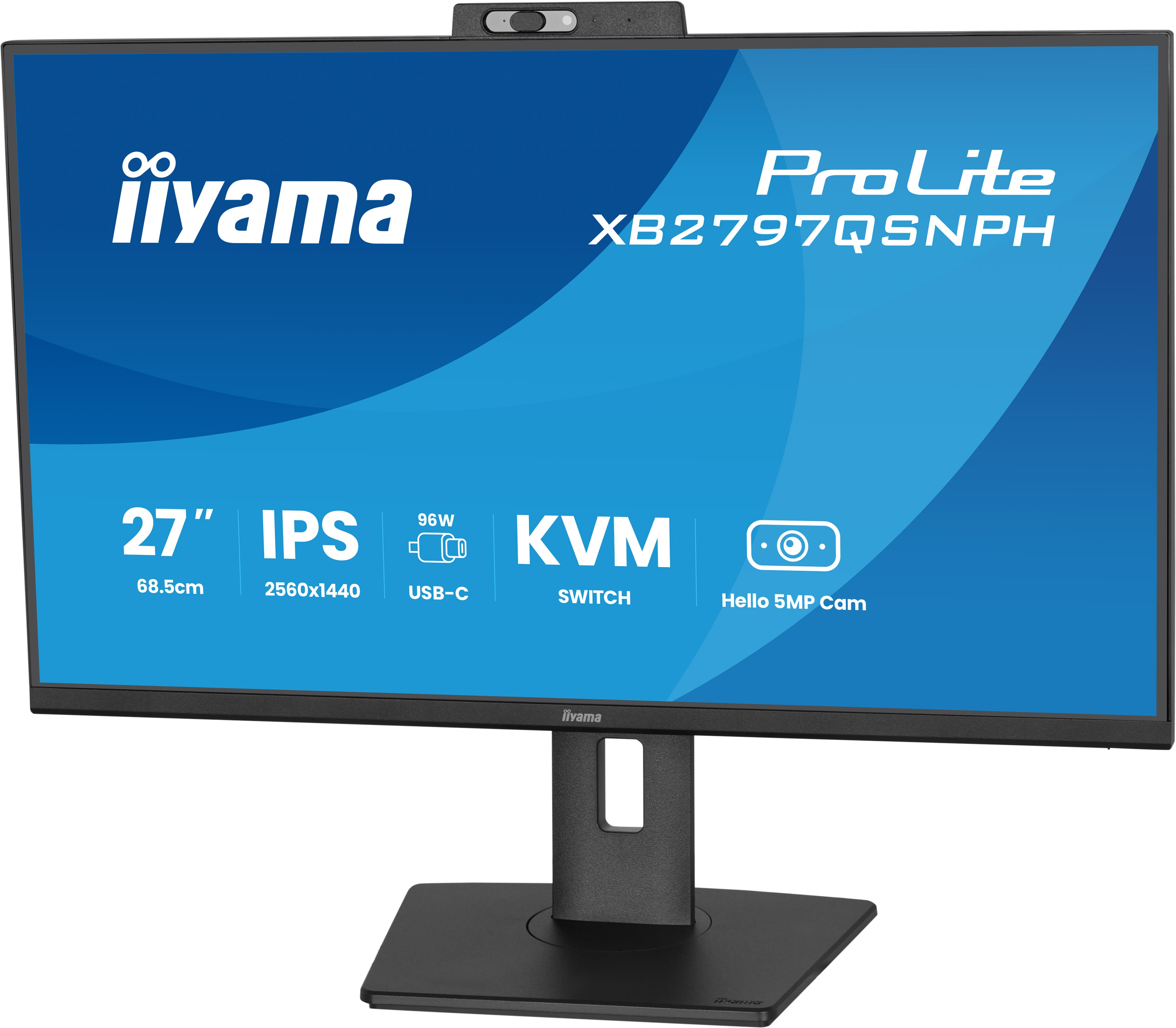 27 Zoll, IPS, KVM, USB-C, HD Monitor
