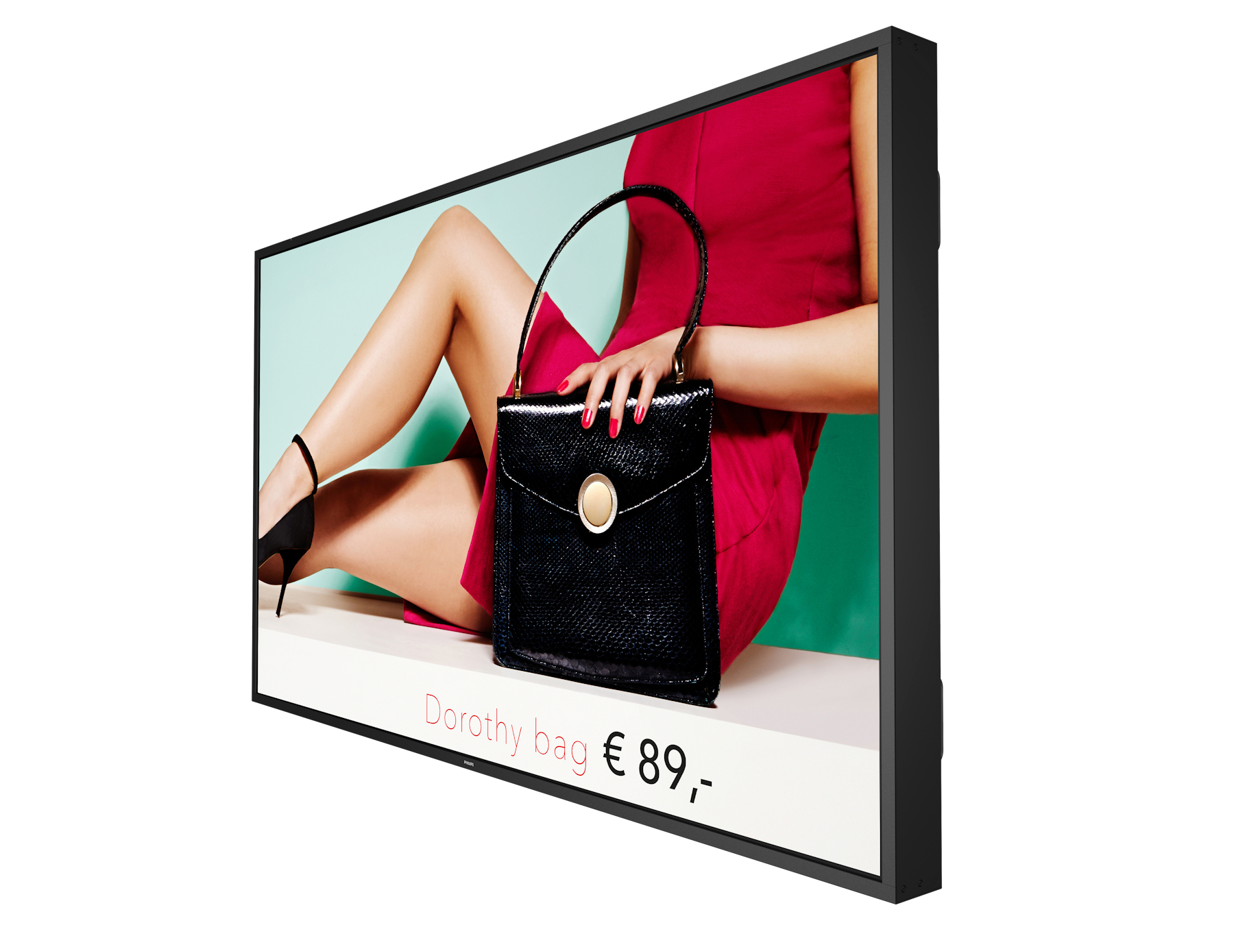 Handtasche, Damentasche, Schwarz, Leder-Optik, Henkeltasche