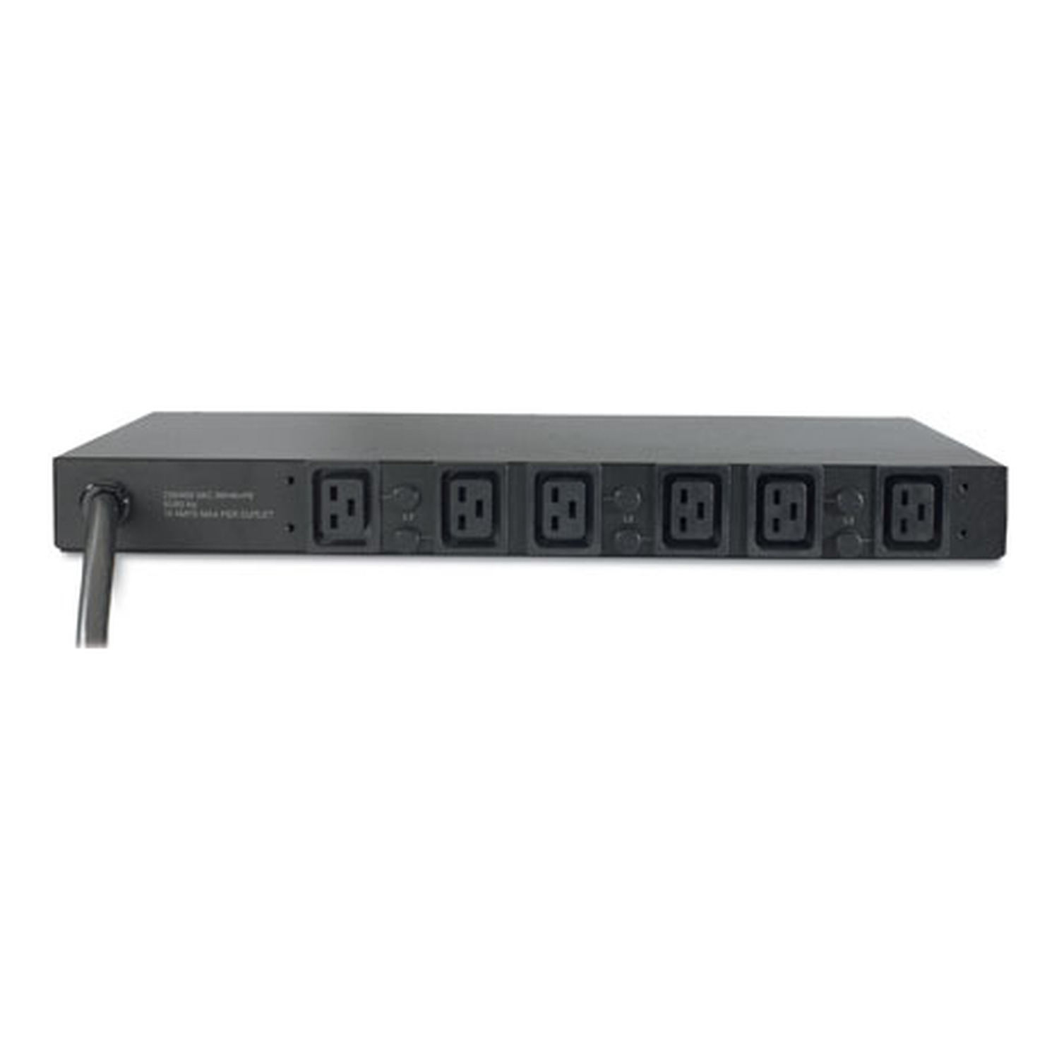 Rackmount, Laschenleisten, 6-Ausgänge, Überspannungsschutz, Racksystem