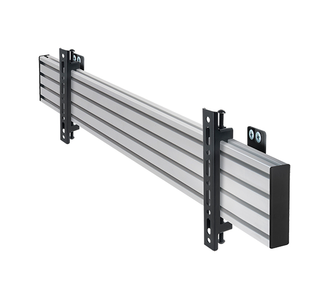 B-TECH SYSTEM X - Wandhalterung für Ultra Stretch - LG 86" in Landscape (VESA 600 x 200) Aluminium, Leitplanke, Krippe, Mobiliar, Bett für Säuglinge
